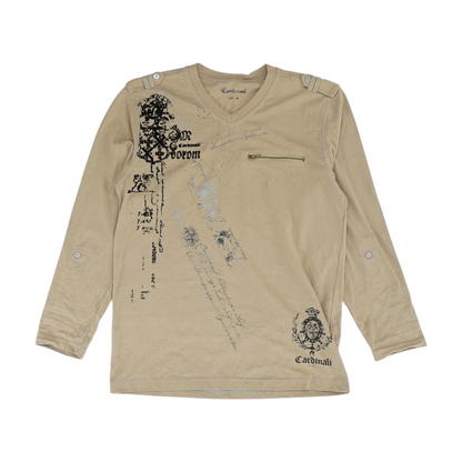 Khaki Graphic T-Shirt