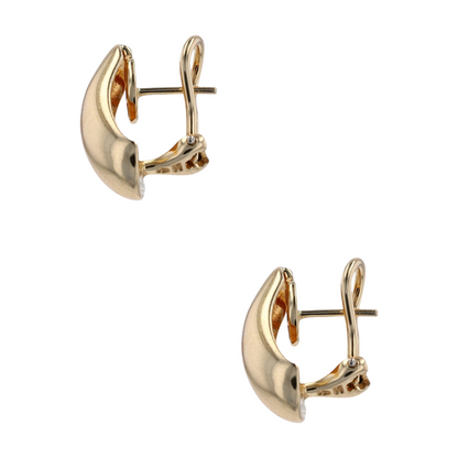 14K Yellow Gold Drop Earrings