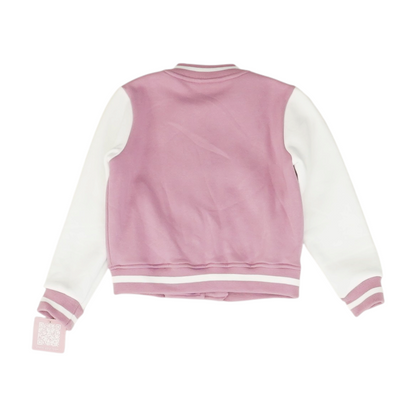 Pink Color Block Jacket