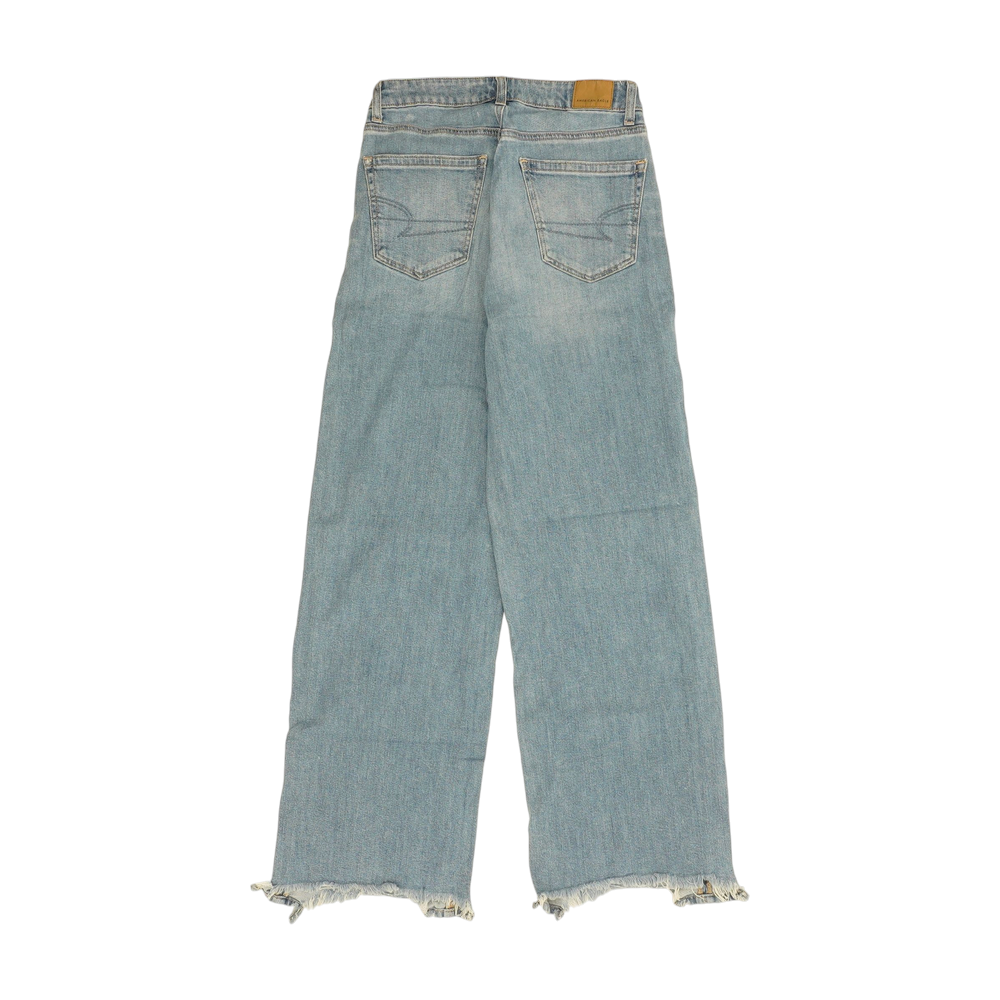 Blue Wide Leg Jeans