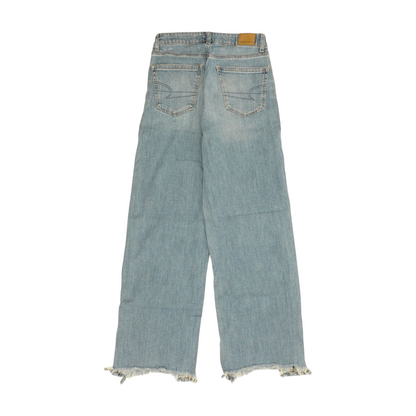 Blue Wide Leg Jeans