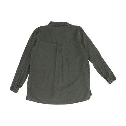 Charcoal Petite Button Down