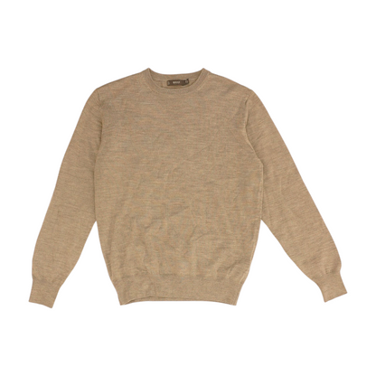 Gray Solid Pullover Sweater