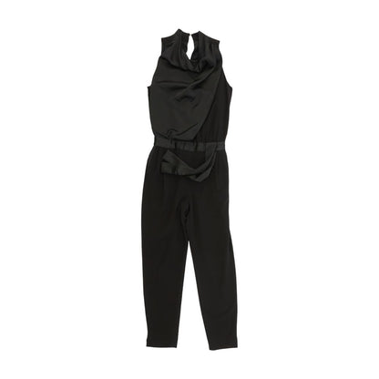 Black Solid Jumpsuit