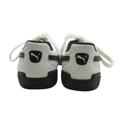 White Leather Athletic Shoes