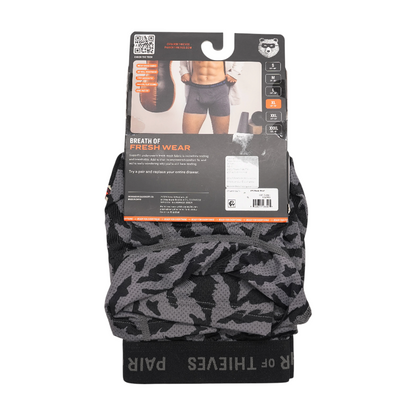 Black Graphic Underwear