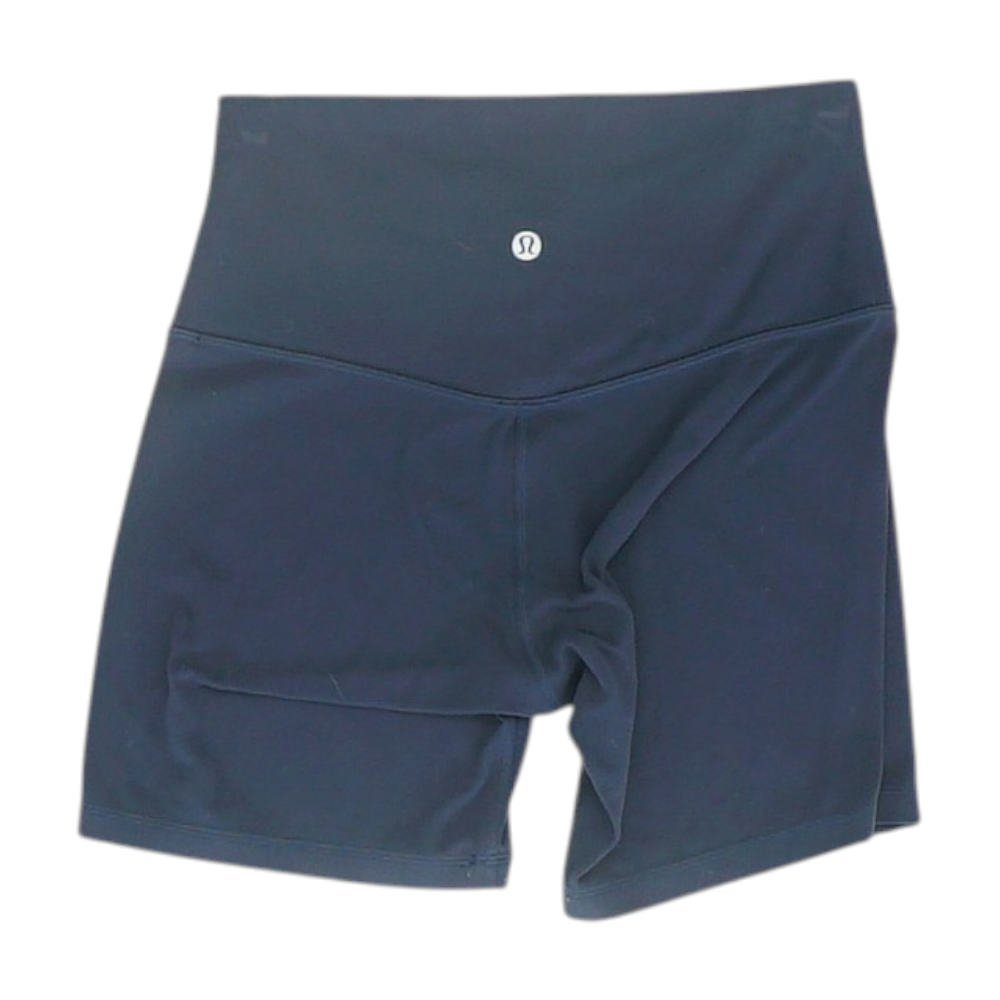 Navy Solid Active Shorts