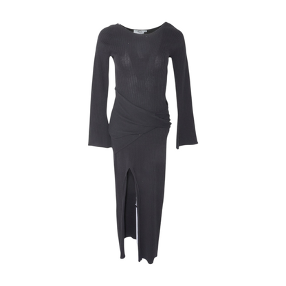 Charcoal Midi Dress