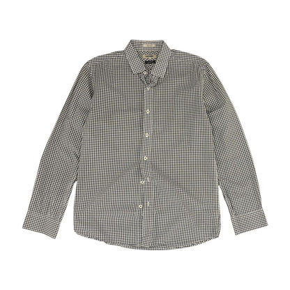 Black Check Long Sleeve Button Down
