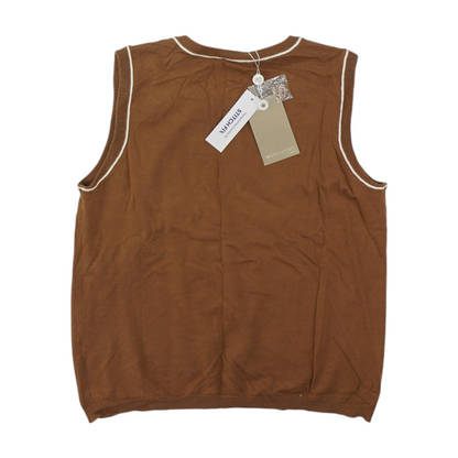 Brown Vest Sweater