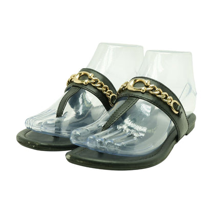 Black Flip Flop Sandals