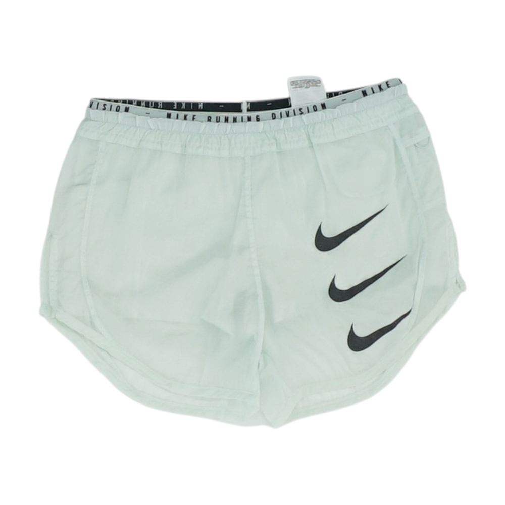 Green Solid Active Shorts