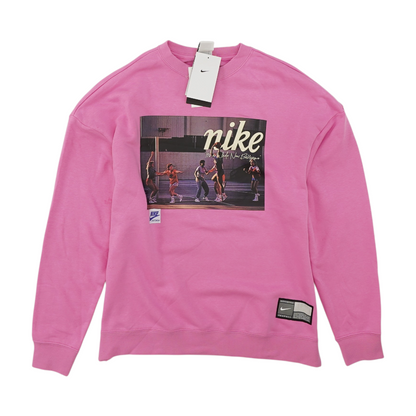 Pink Graphic Sweatshirt Pullover