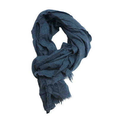 Cashmere/Silk Blend Scarf in Gray