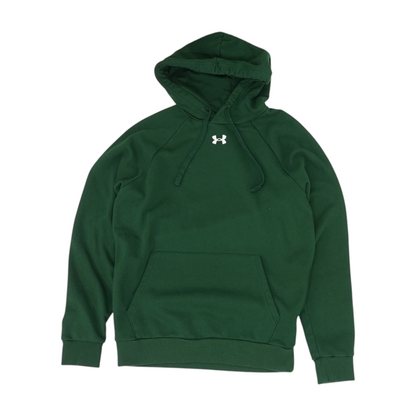 Green Solid 1/4 Zip Pullover
