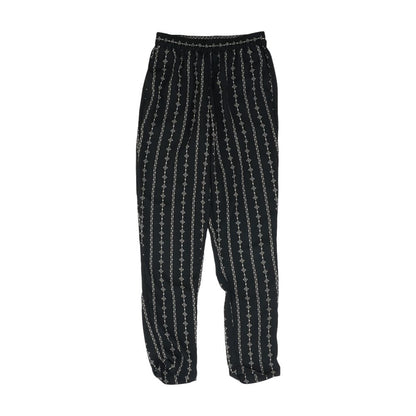 Black Striped Pants