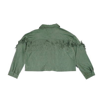 Green Button Down