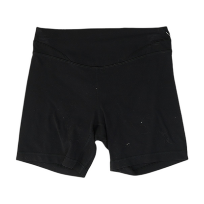 Black Solid Active Shorts