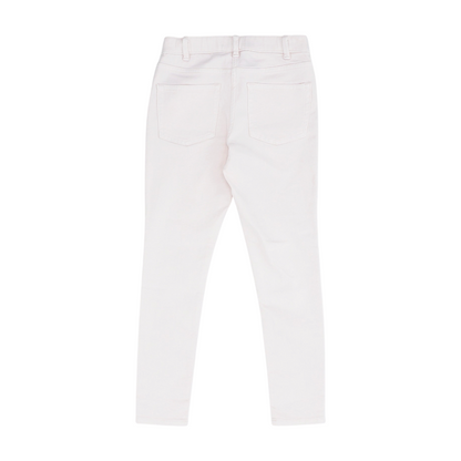 Pink Solid Jeans