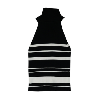 Black Striped Pullover Sweater