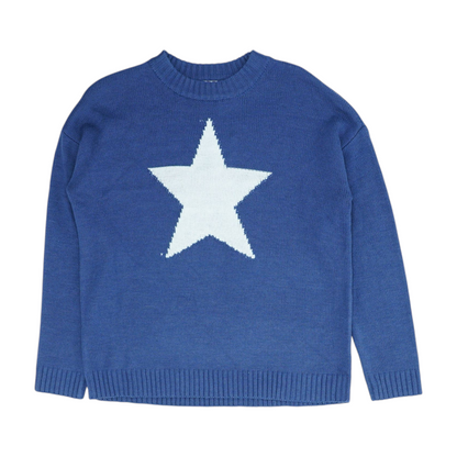 Blue Pullover Sweater