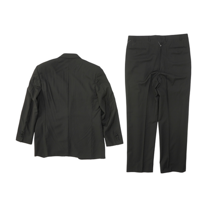 Vintage Black Solid Suit