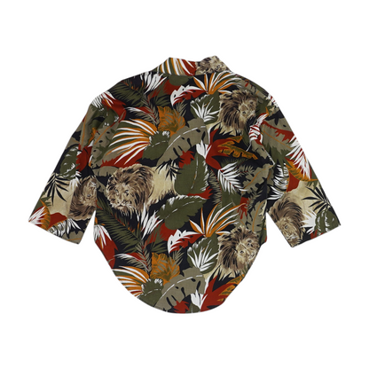 Vintage Printed Button Down