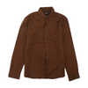 Brown Houndstooth Long Sleeve Button Down
