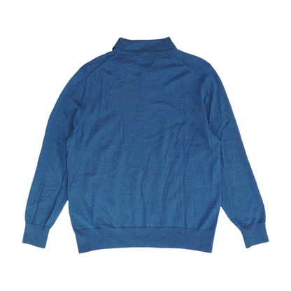 Teal Solid Pullover Sweater