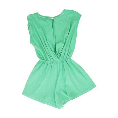 Green Short Sleeve One-Piece