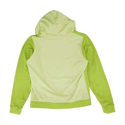 Neon Green Solid Hoodie Pullover