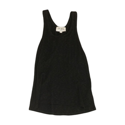 Black Solid Active Tank