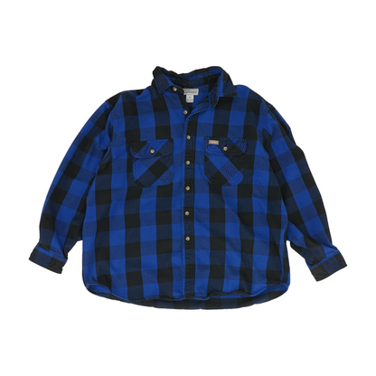 Blue Check Flannel Button Down