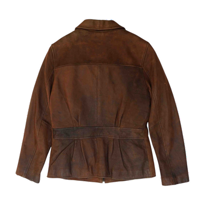 Wilson's Leather Brown Solid Leather Jacket – Image 2