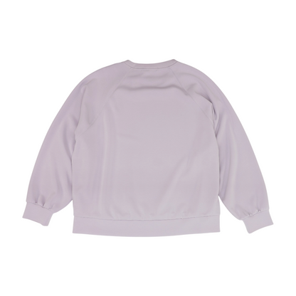 Lavender Solid Sweatshirt Pullover