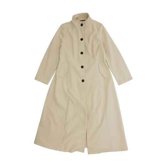 Beige Solid Coat