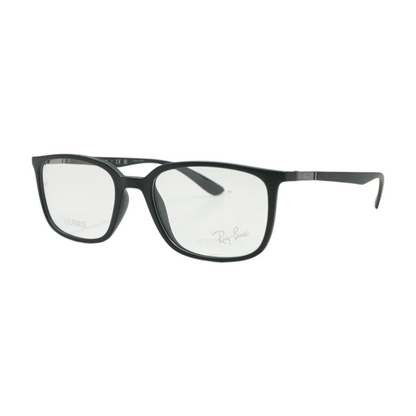Black RB 7208 Rectangle Prescription Eyewear