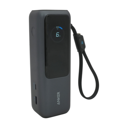 25K 165W Power Bank With Built-in and Retractable Cables