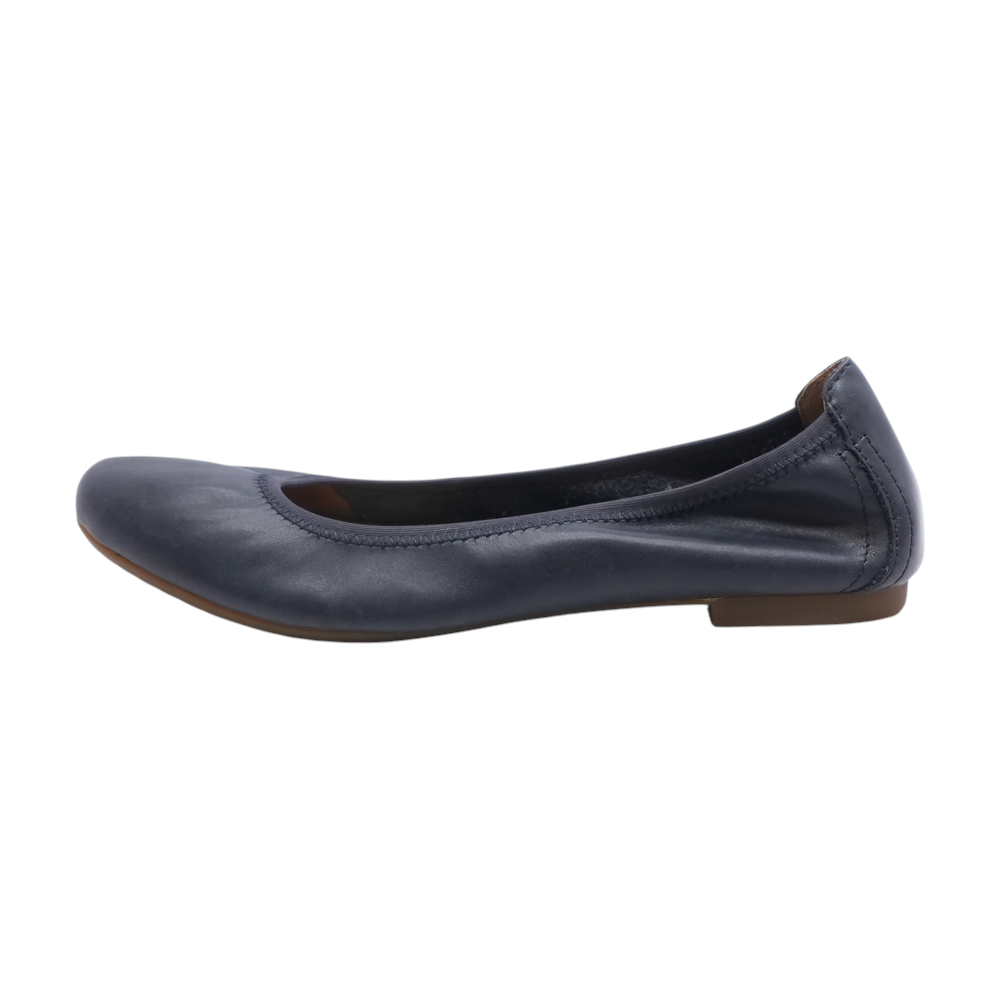 Navy Slip-On Flats
