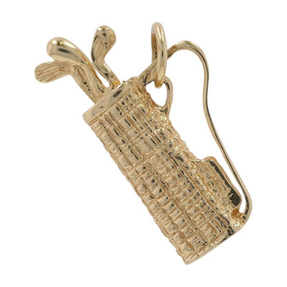 14K Gold Golf Bag Charm