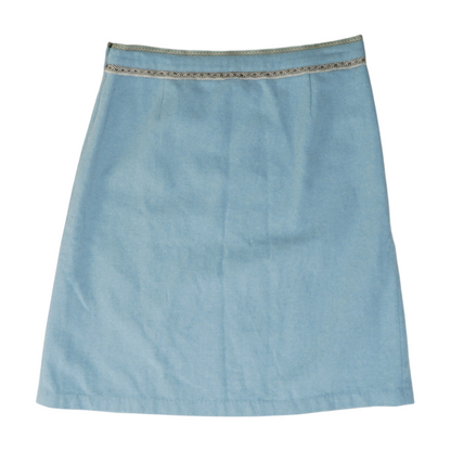 Blue Mini Skirt