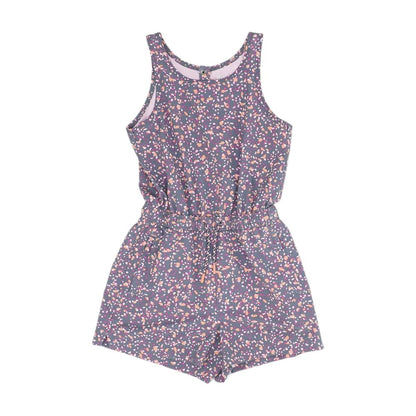 Gray Graphic Romper