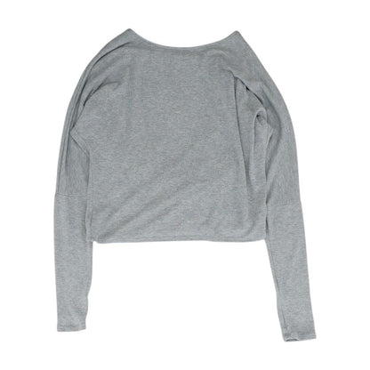 Gray Knit Top