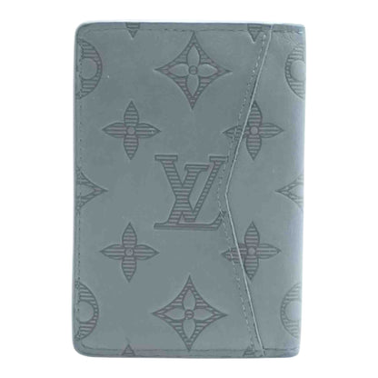 Anthracite Gray Monogram Shadow Leather RFID Pocket Organizer