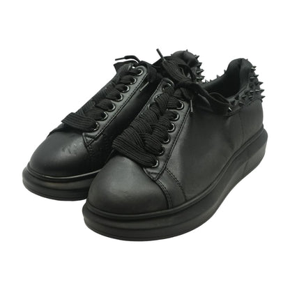 Black Lace Up Casual Shoes