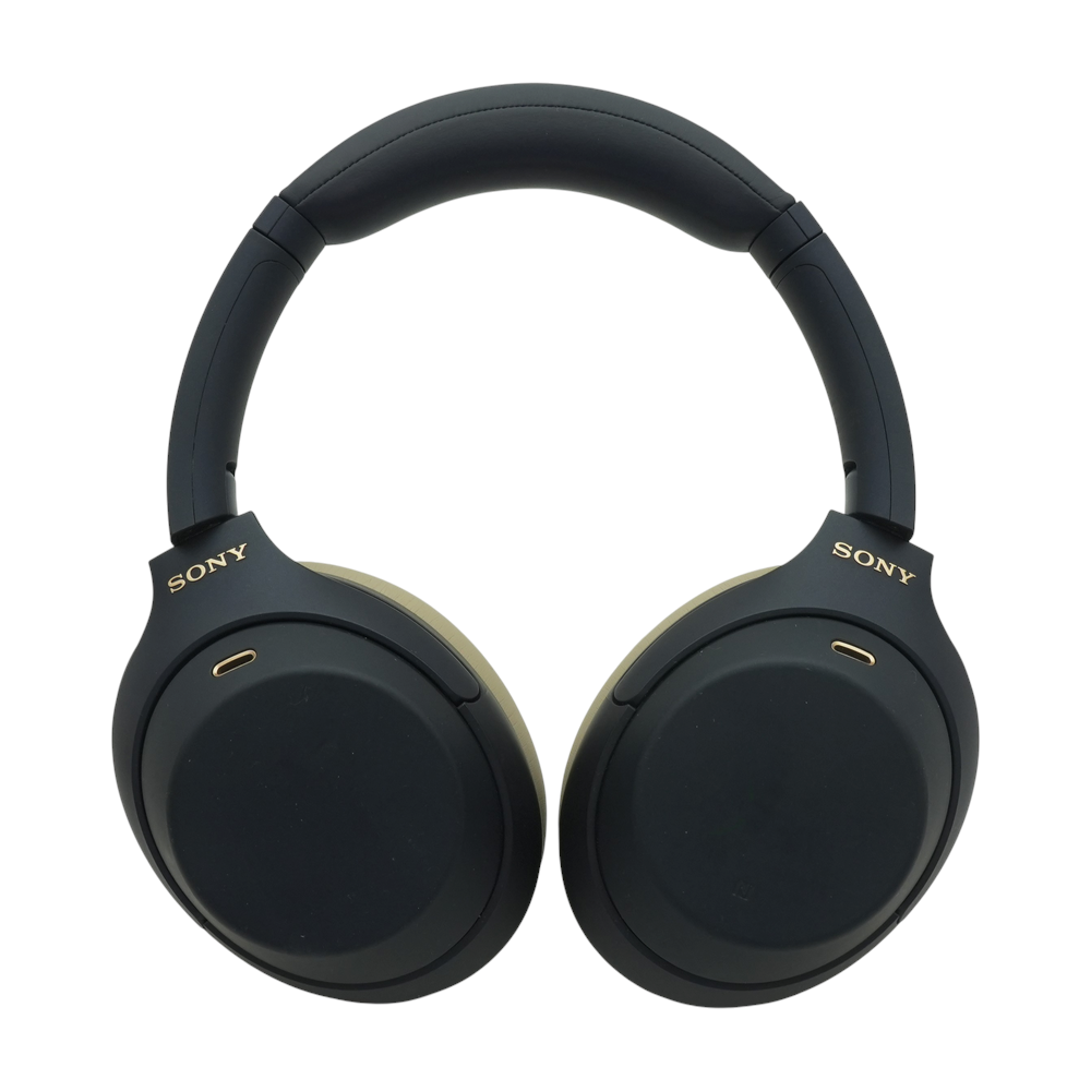 Midnight Blue WH-1000XM4 Noise Cancelling Headphones With Beige Earpads