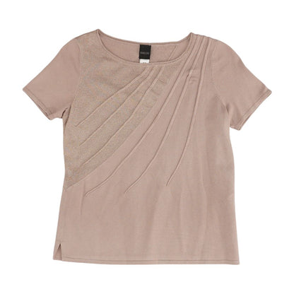 Pink Solid Short Sleeve Blouse