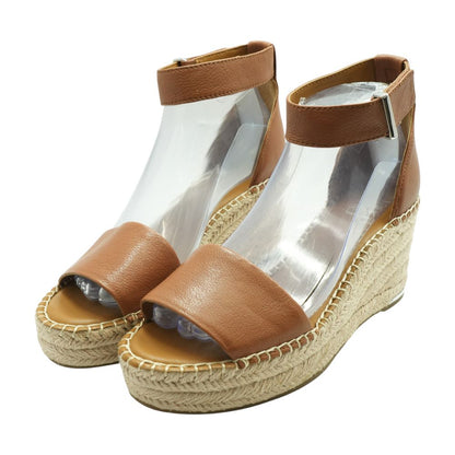 Brown Wedged Sandals