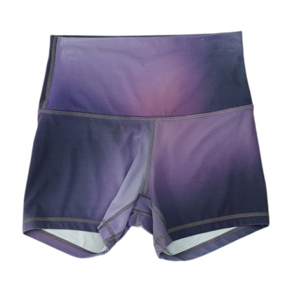 Purple Tie-Dye Active Shorts