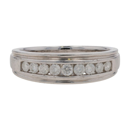.40 ctw 10K White Gold Diamond Band Ring